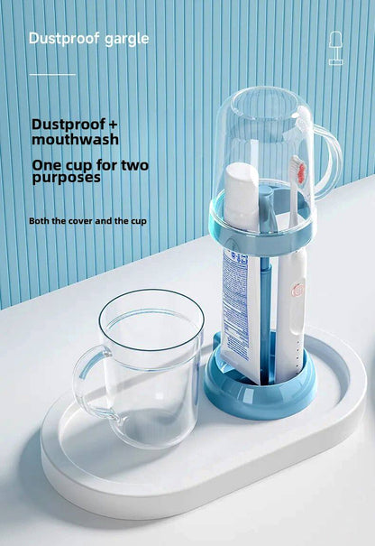 Adjustable Toothbrush Holder With Gargle Cup