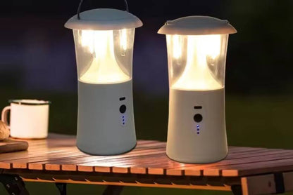 HP2403 360⁰ Rechargeable camping lantern with 3 lighting modes now available in white colour