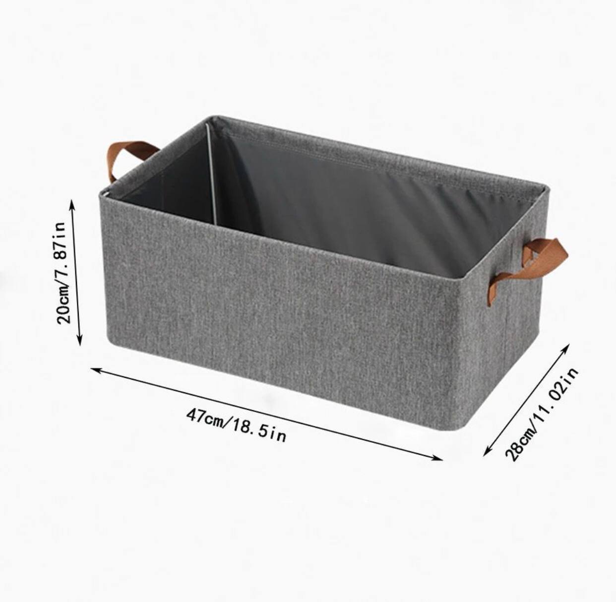Foldable multipurpose HARD FABRIC clothes/closet organizer