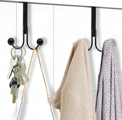 Over The Door Double Hanger Hooks