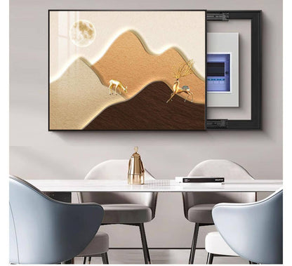 Electric Meter Box Decorative Wall Art Cover