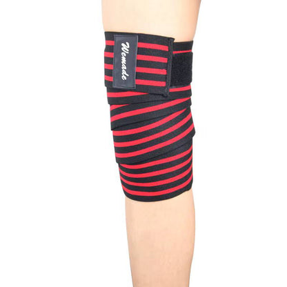 Men Fitness Weight Lifting Elastic Bandage Compression Knee Support