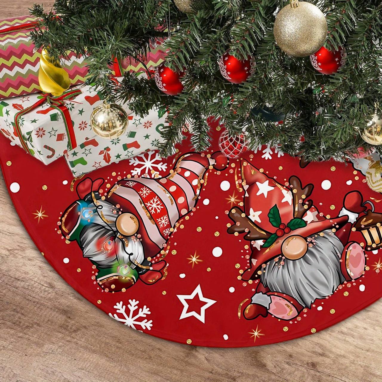 Flakes Christmas skirt 120cm
