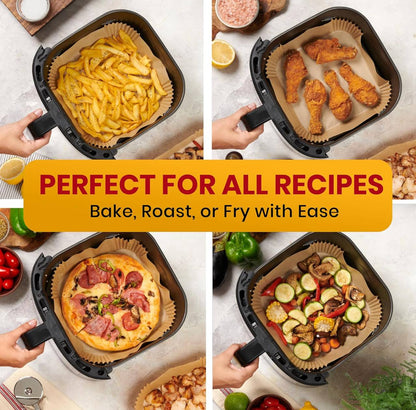 Nonstick air fryer/air frier liners 50pcs