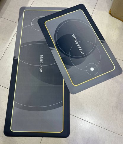 2 pc rubber kitchen mats