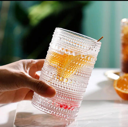 Premium Clear Embossed Style Glasses