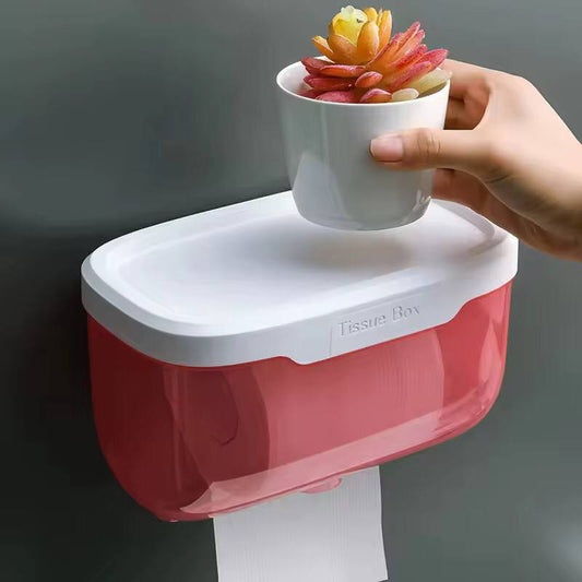 Plastic tissue holder