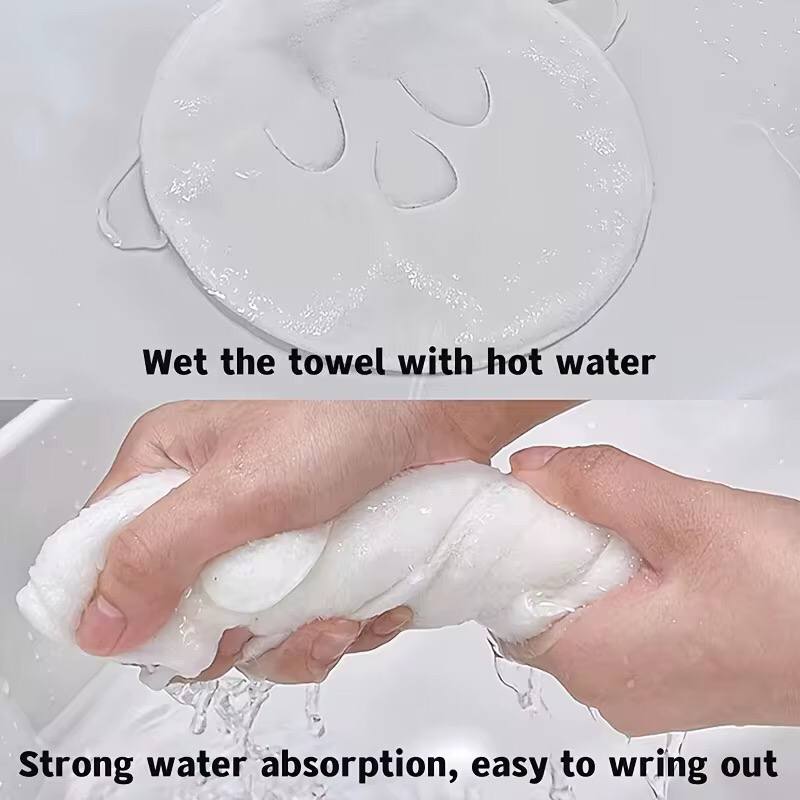 Hot compress face steam bath towel