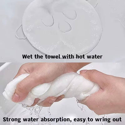 Hot compress face steam bath towel