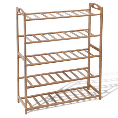 Bamboo Shoe Rack 5 layer