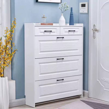 Bucket flip shoe cabinet