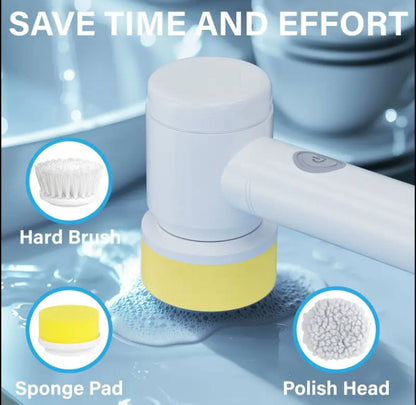 Rechargeable cordless 5 in 1 Magic cleaning brush