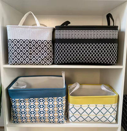 Large closet basket storage organized