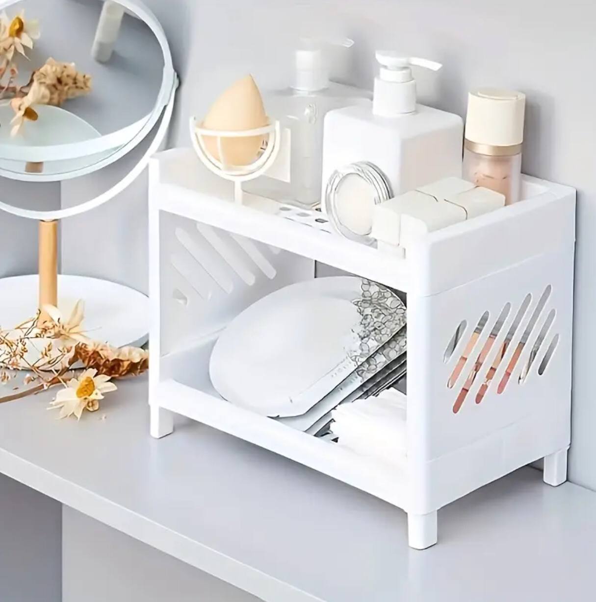 Double Layer Desktop Storage Rack