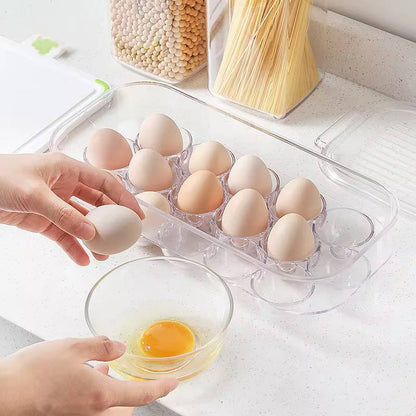 16 Grid Egg Holder with handle & Lid