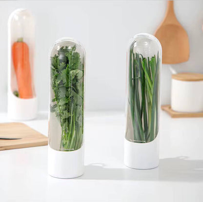 Fresh herbs fridge storage container