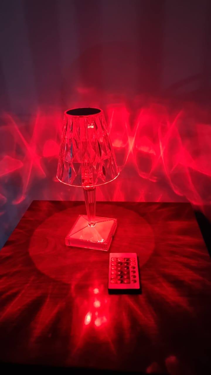 Rechargeable Rose  diamond table lamp