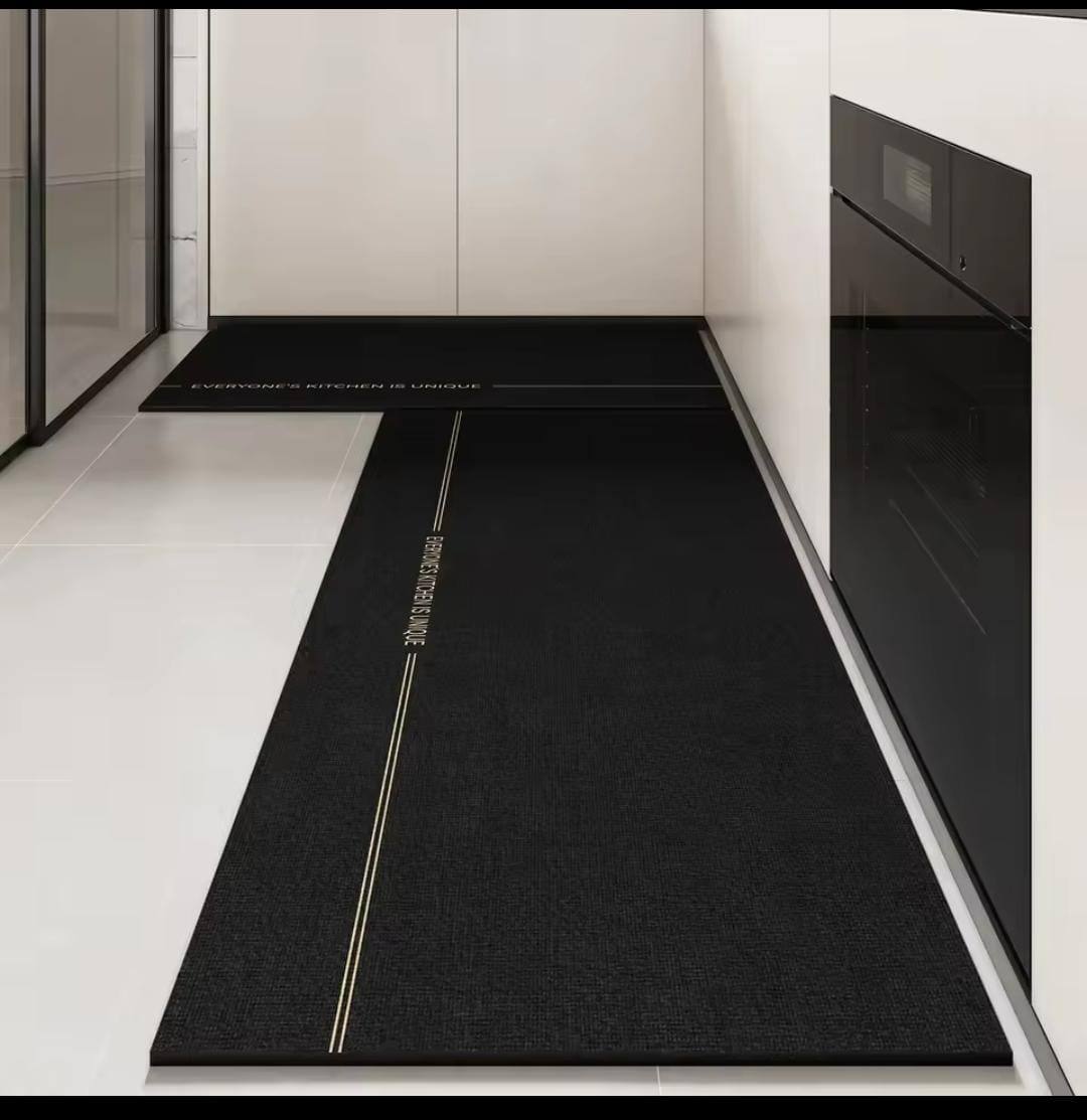 Rubber bottom Antislip Kitchen Mats 2pcs set