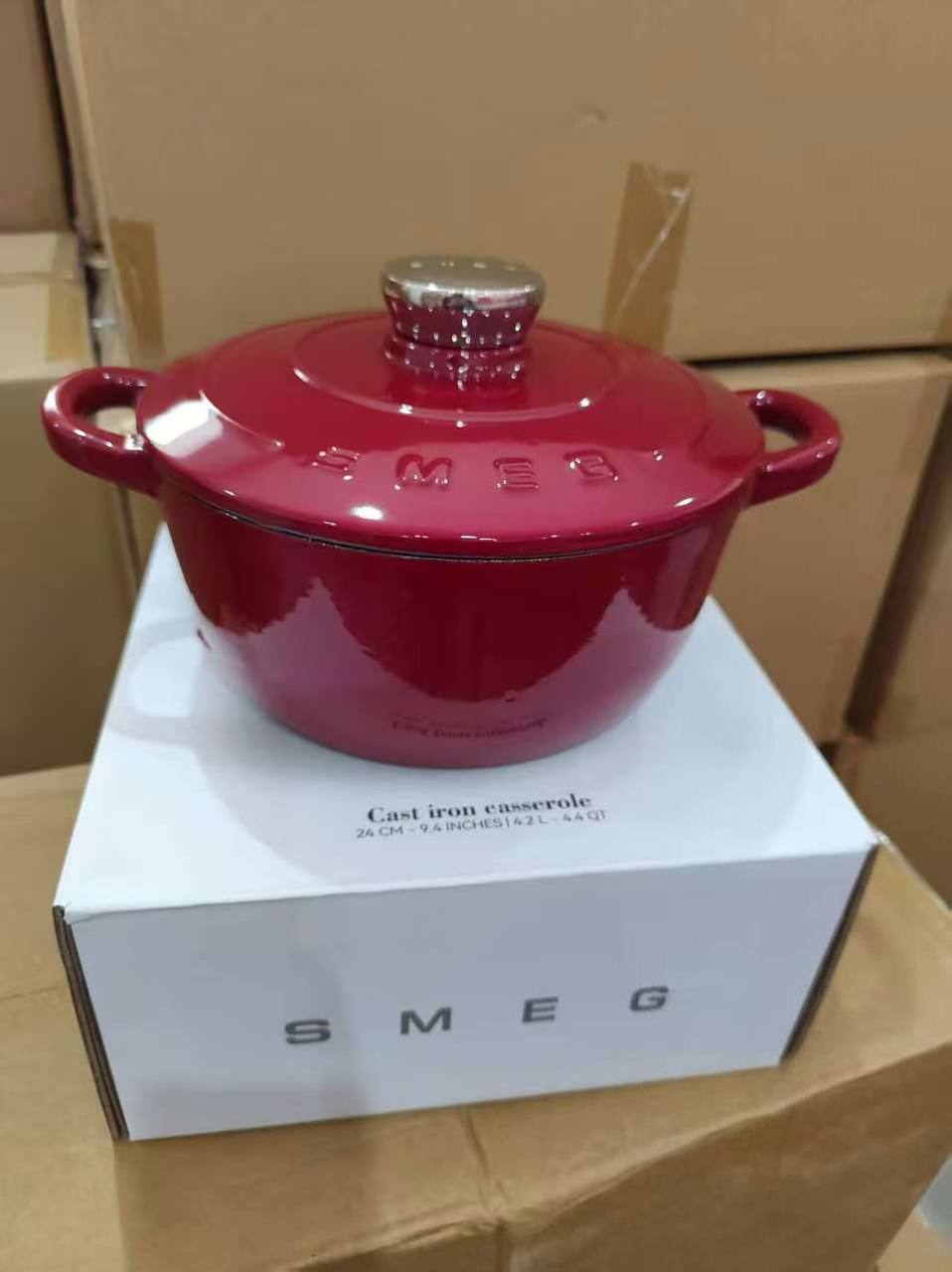 SMEG Casserole Cast Iron