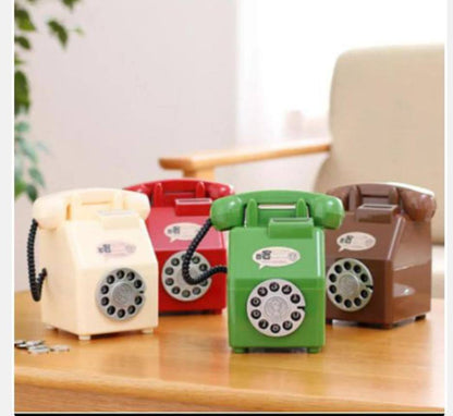 Piggy bank Money Box Piggy Bank For Boys Girls Creative Plastic Retro Phone Money Bank Toy Coin Bank Desktop Decor Best Birthday Gifts For Kids