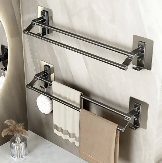 Wall-Mounted Double Towel Bar