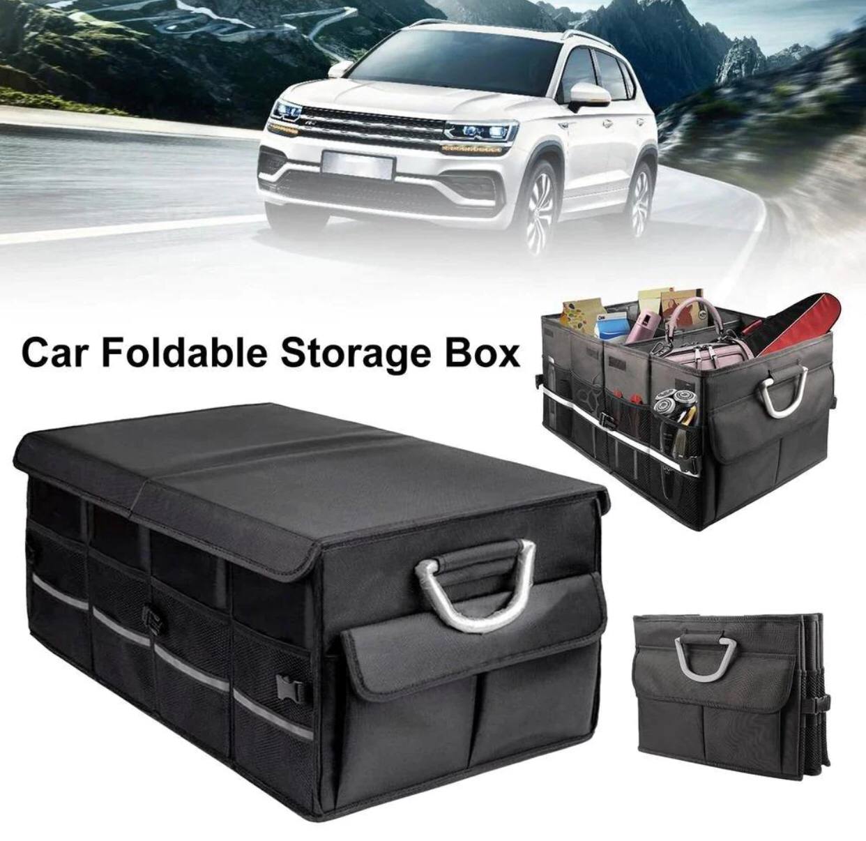 Foldable Premium Car Trunk Boot Organizer
