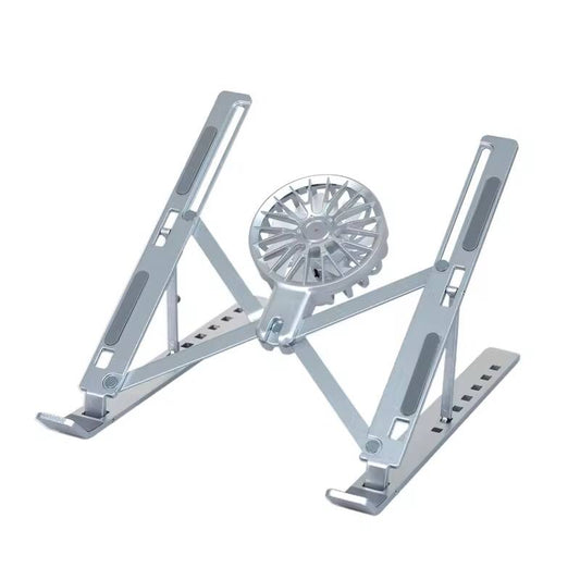 Foldable Laptop Stand with Built-In Cooling Fan