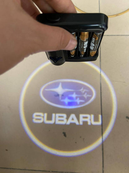 Car door welcoming light 
pair