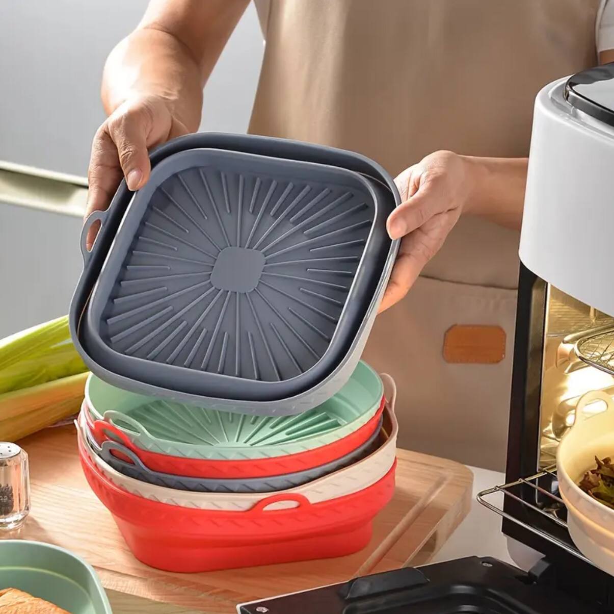 Air Fryer Silicone Pot Round /Square