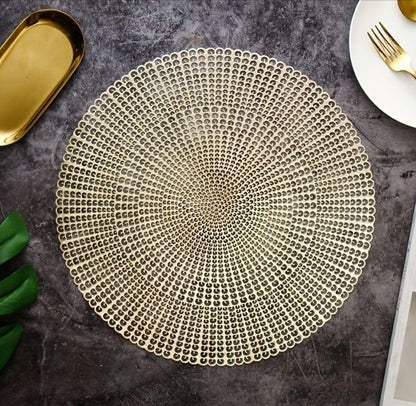 Hollow PVC Placemat for Dinner Table Mat