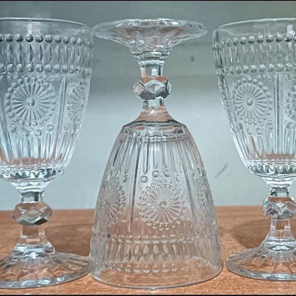 Quality vintage wine glasses